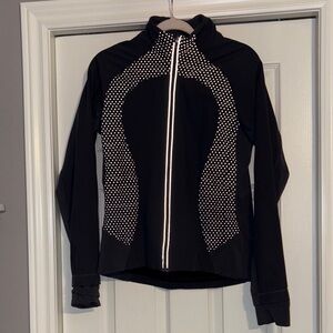 lululemon athletica Navy Blue Full-Zip Jacket *REFLECTIVE*